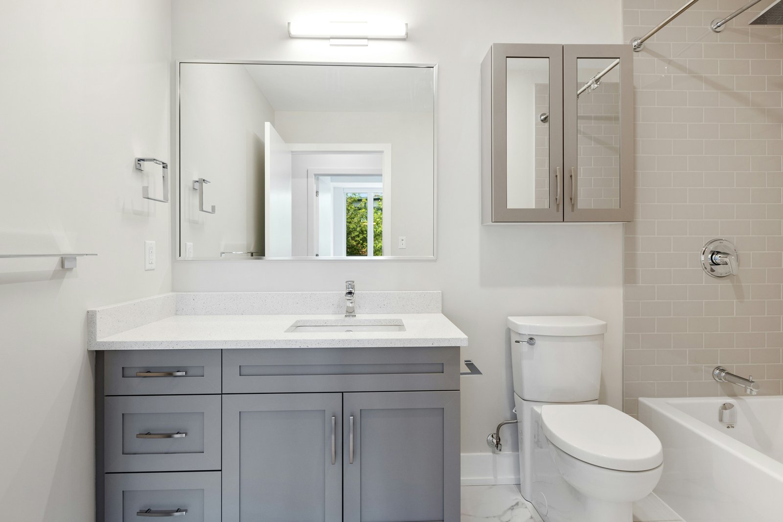 Toilette im Badezimmer