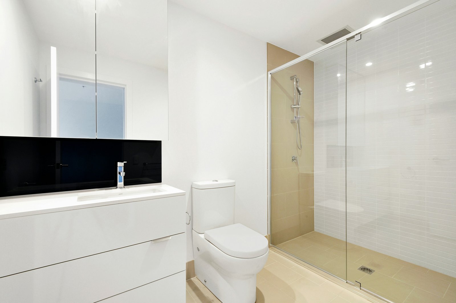 Toilette im Badezimmer