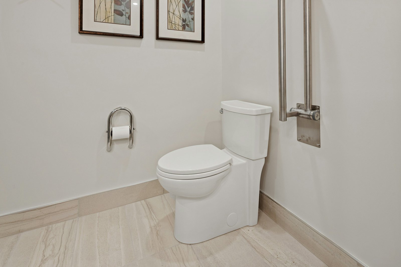 Toilette im Badezimmer