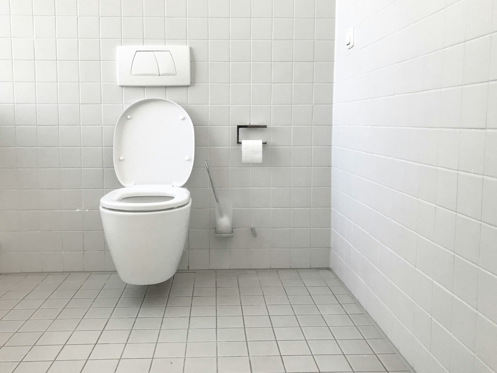 Toilette im Badezimmer